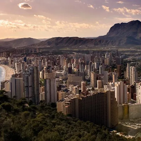 Skyline 13 Con Terraza Privada Y Vistas Appartamento Benidorm