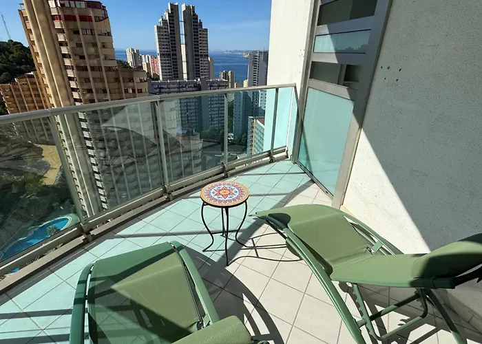 Skyline 13 Con Terraza Privada Y Vistas * Μπένιντορμ